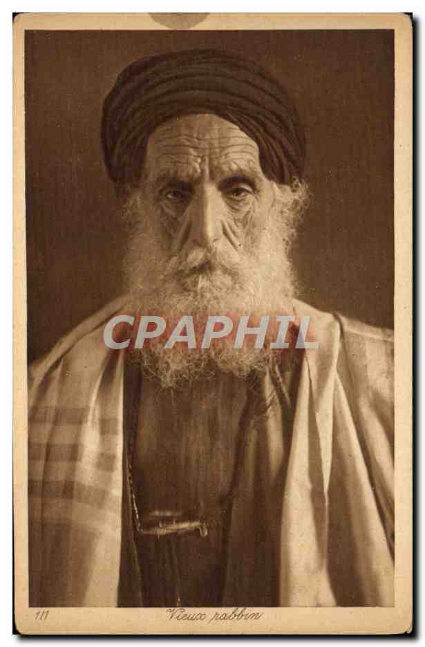 Rabbin juif — portrait — L & L, n° 111