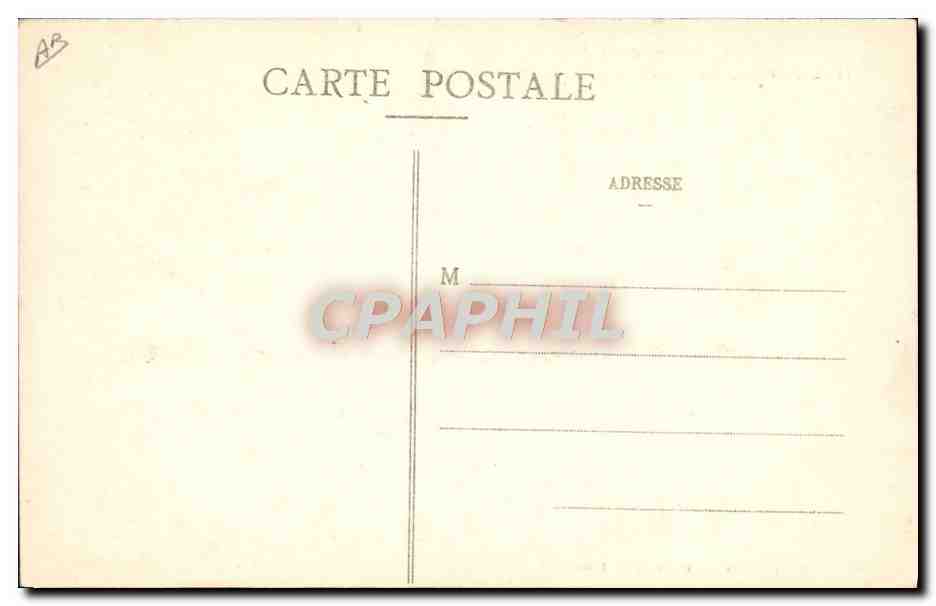 Lunéville - Rue Castara und Synagoge nach dem Brand - Photo P. R., 13, Pl. de l'Église — Rückseite
