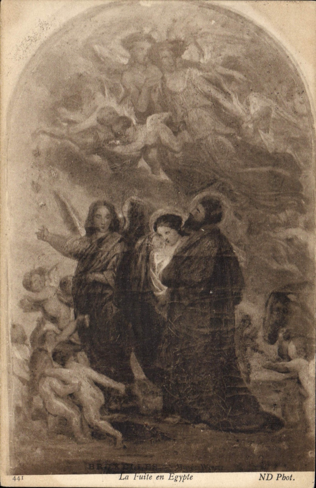 La Fuite en Égypte — Musée Wiert — ND Phot.