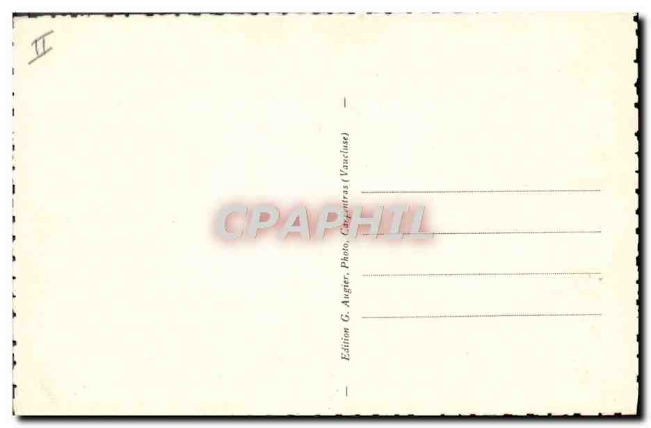 CPA Judaica Carpentras Eglise de St Siffrein Porte juive du 15eme Juif  — Rückseite