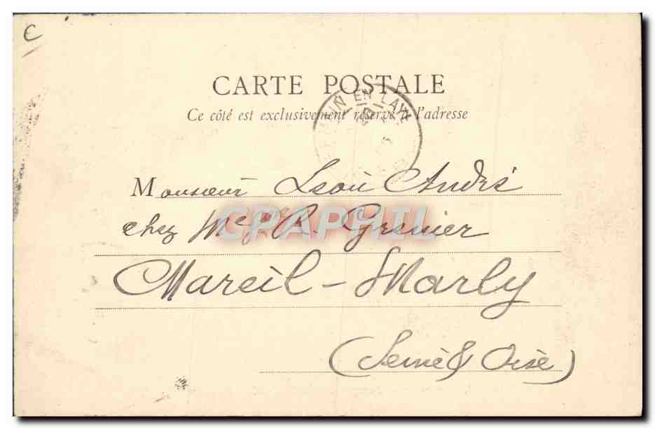 Die Rennfahrer — Jacquelin, der Nationale Meister — B.F., Paris — Rückseite