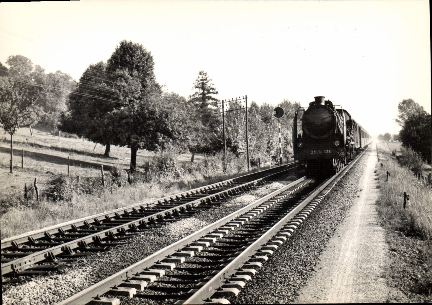 CPM Train Paris Trouville 
