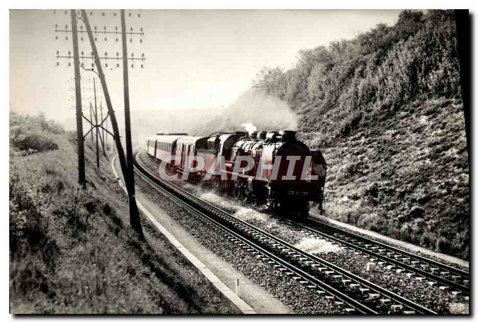 CPM Train Dieppe Marine Paris 
