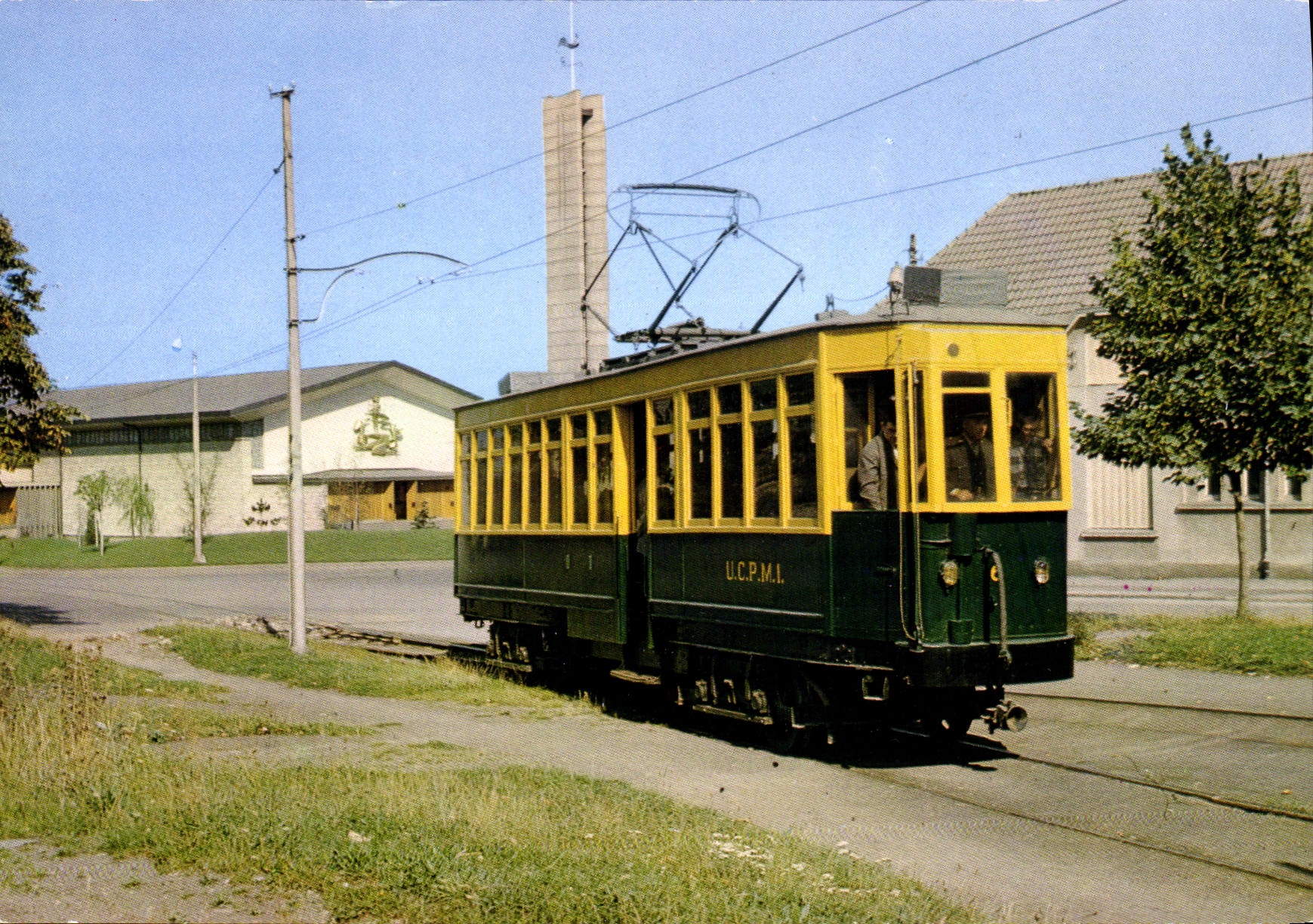 CPM Train Hagondance motrice Tramway ex Paris CGPT Type 500