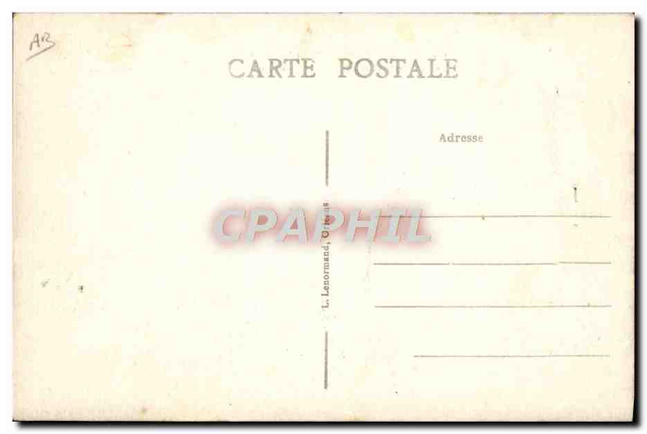 CPA Montargus Cavalcade du 29 mai 1932 Char des sirenes Quartier de la Sirene — Achterkant