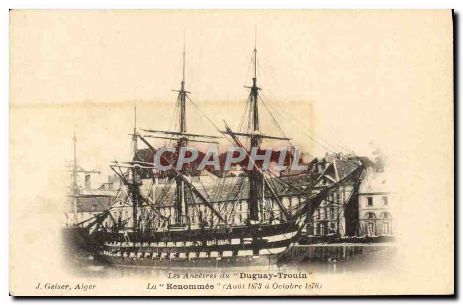 Gli antenati del "Duguy-Trouin" — La "Renommée" (Agosto 1873 a Ottobre 1876) — J. Geiser, Alger