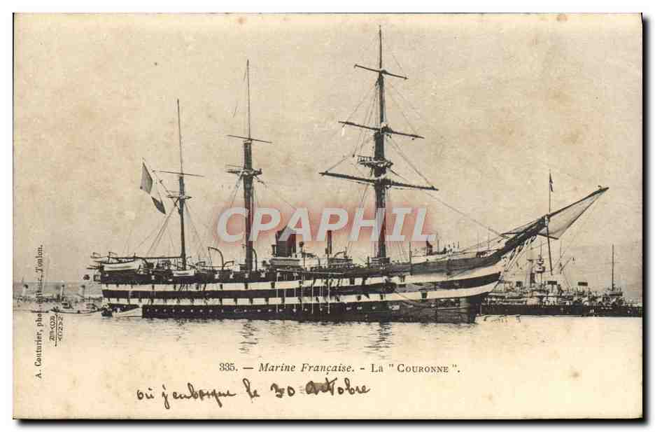 Marina Francese - La "Couronne" — A. Gautriner, fotografo di Annonay, n°335