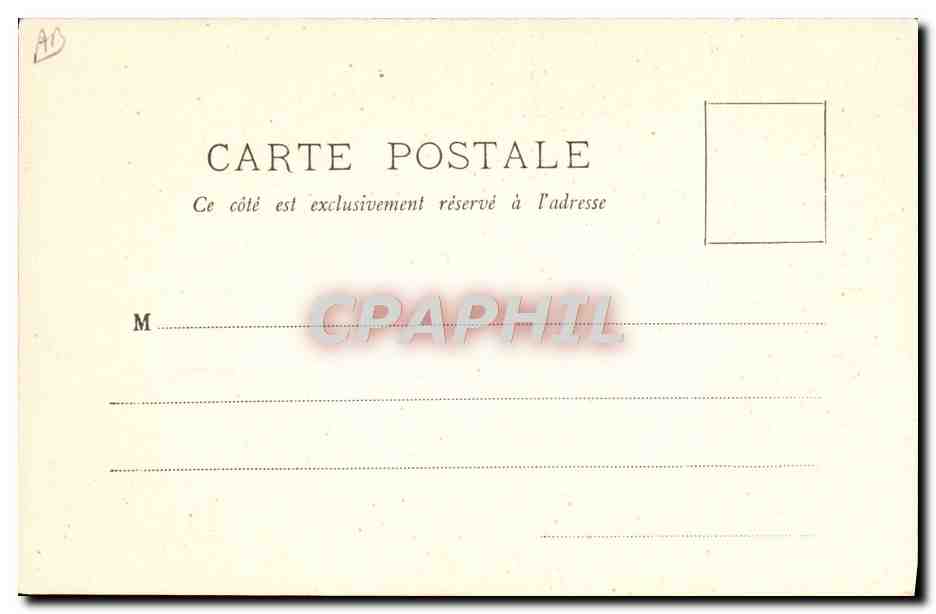 Le Duguy-Trouin — Scuola per Aspiranti — A. Bougault n°574 — Verso