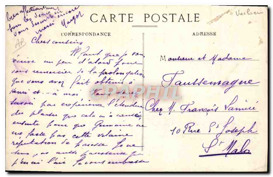 Questo (Hérault) — Tre alberi Tutte le vele estese — Edizione Mar — Verso
