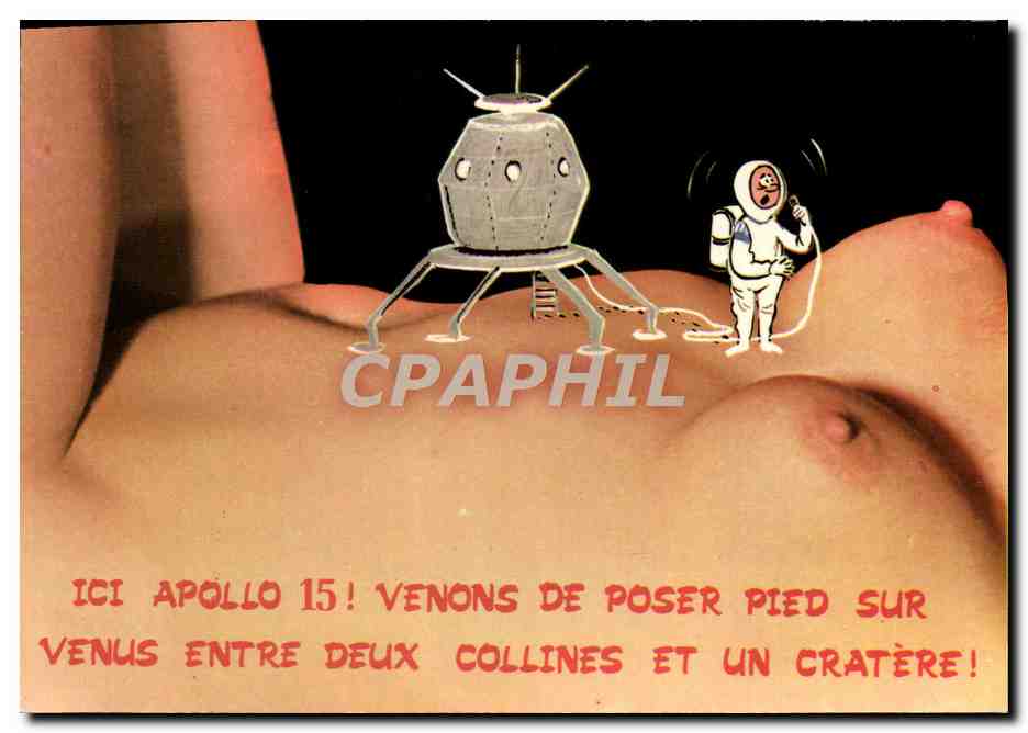 CPM Nu erotique Femme Apollo 15