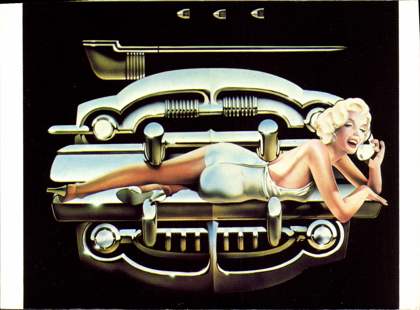 CPM Nu erotique Femme Packard Sandwich Philip Castle 