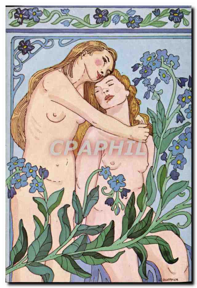 CPM Nu erotique Femme Nues et belles d'autrefois Solange et Marie-Pierre