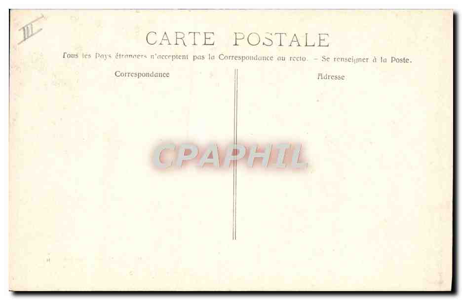 CPA Draguignan La Gendarmerie  — Verso
