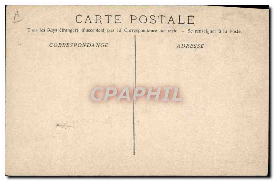 CPA Gendarmerie Draguignan — Verso