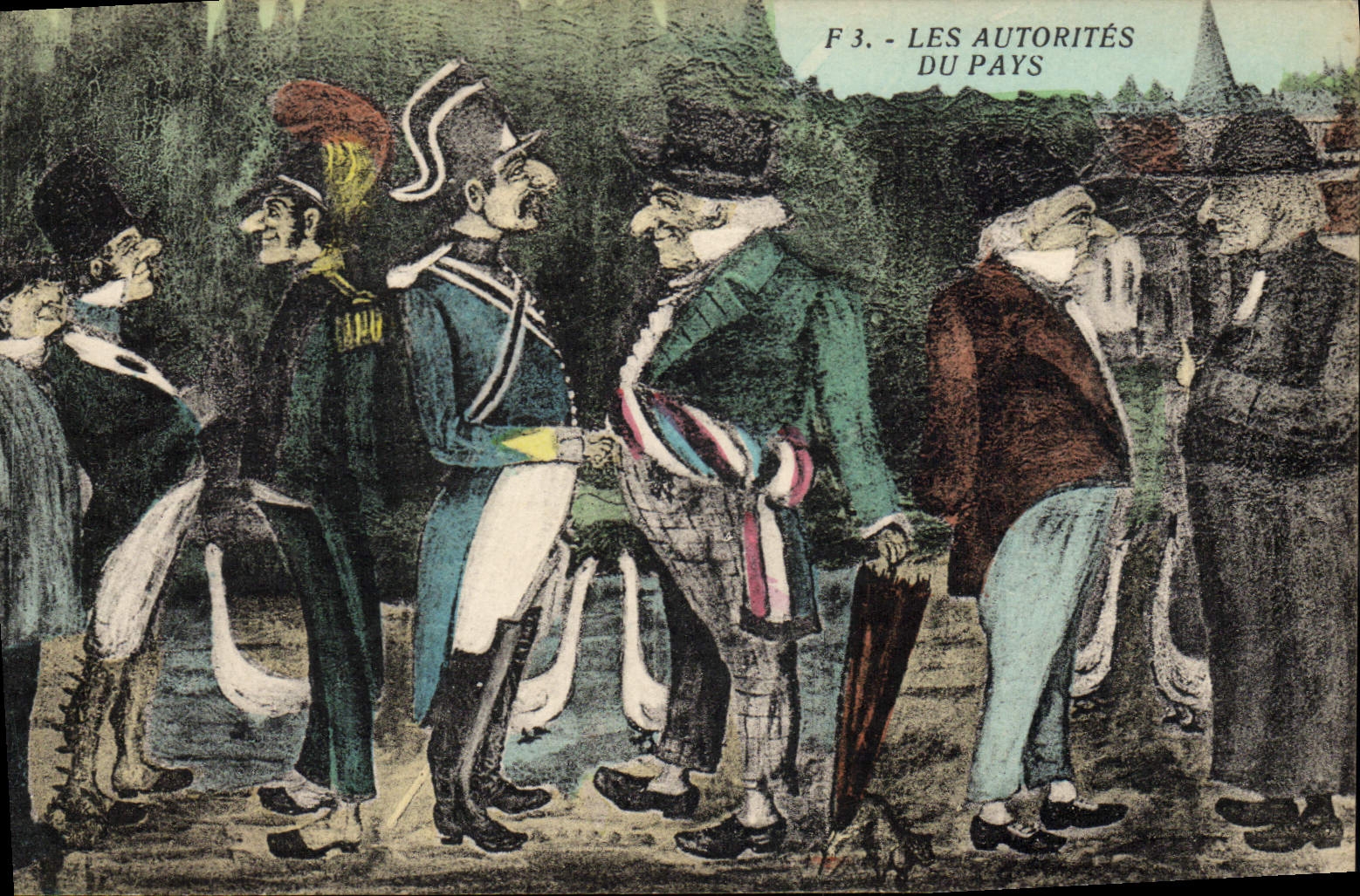 Les Autorités du Pays — F 3 — Phototypia l'Abattant, Paris