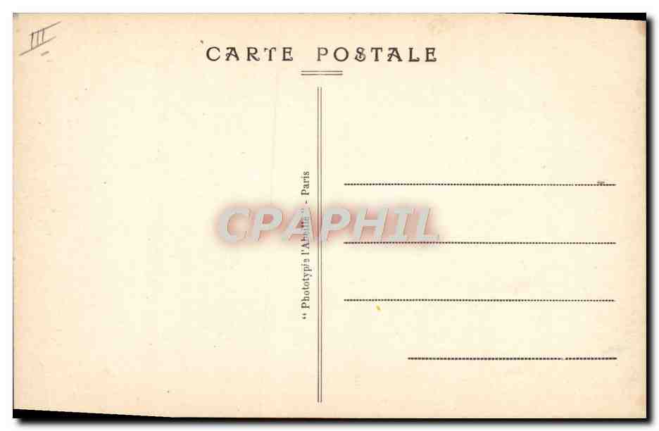 Les Autorités du Pays — F 3 — Phototypia l'Abattant, Paris — Verso