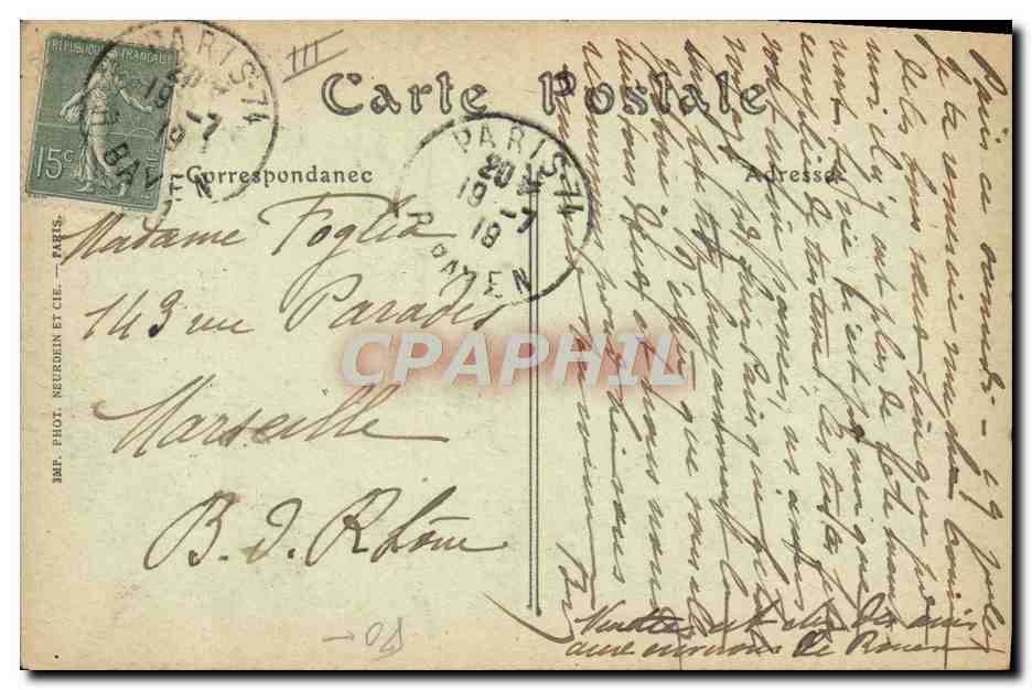 CPA Gendarmerie Monts Poudrerie nationale du Ripault  — Verso