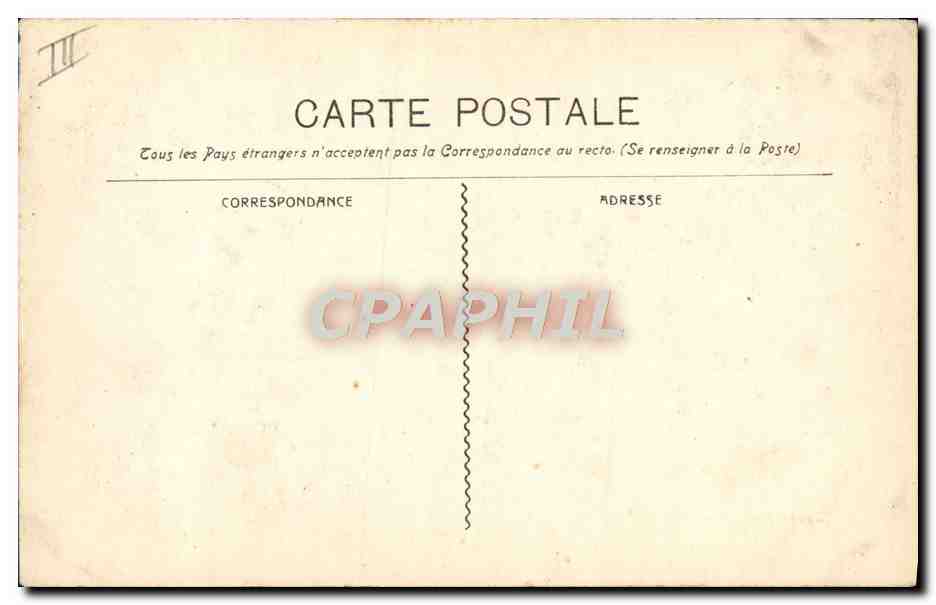 CPA Draguignan La Gendarmerie  — Verso