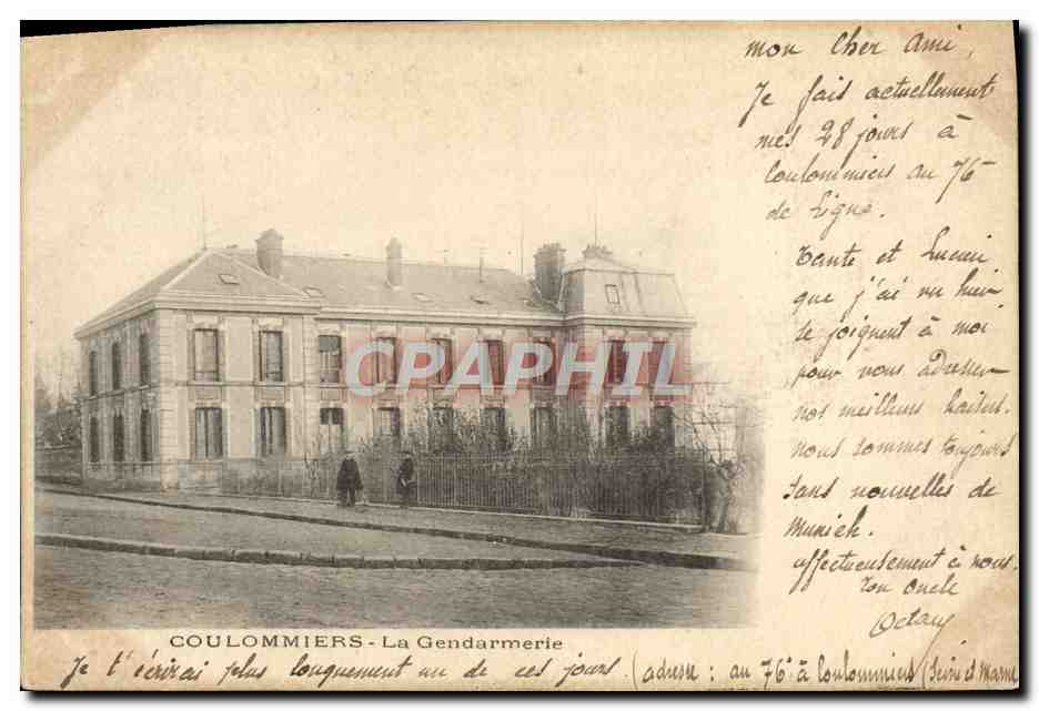 CPA Gendarmerie Coulommiers 