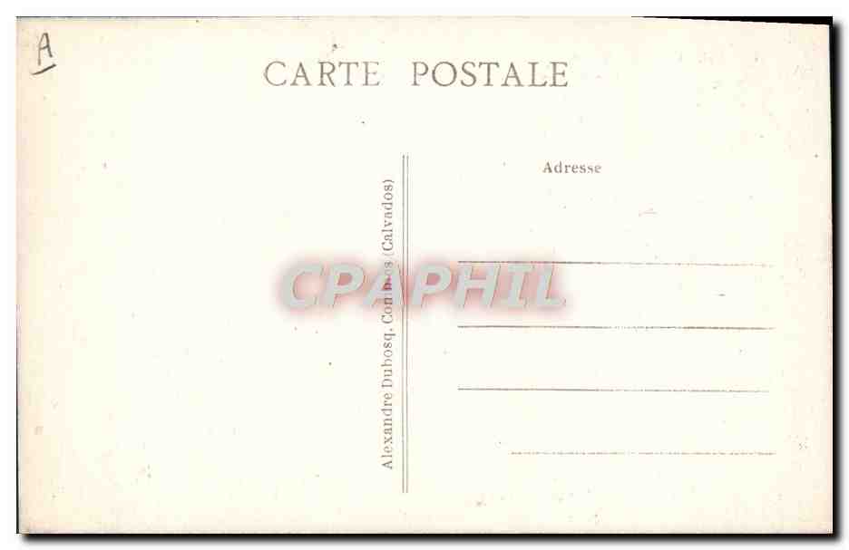 Bayeux — La Gendarmerie — Un coin du Marché aux Bestiaux — Verso