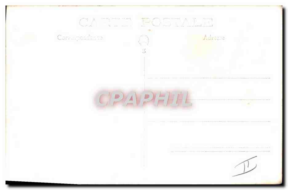 Famille devant une maison — éditeur CPAPHIL, n°3 — Verso