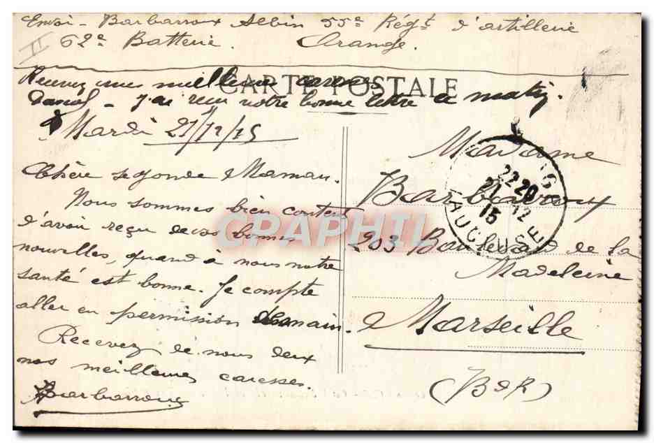 Orange - La Gendarmerie et l'Arc de Triomphe — CPAPHIL — Reverso