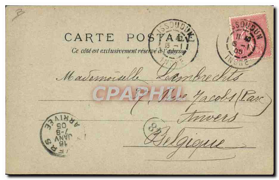 CPA Bateau Combat naval Porte des Ternes La Dragonne Aviso torpilleur de Haute mer — Verso