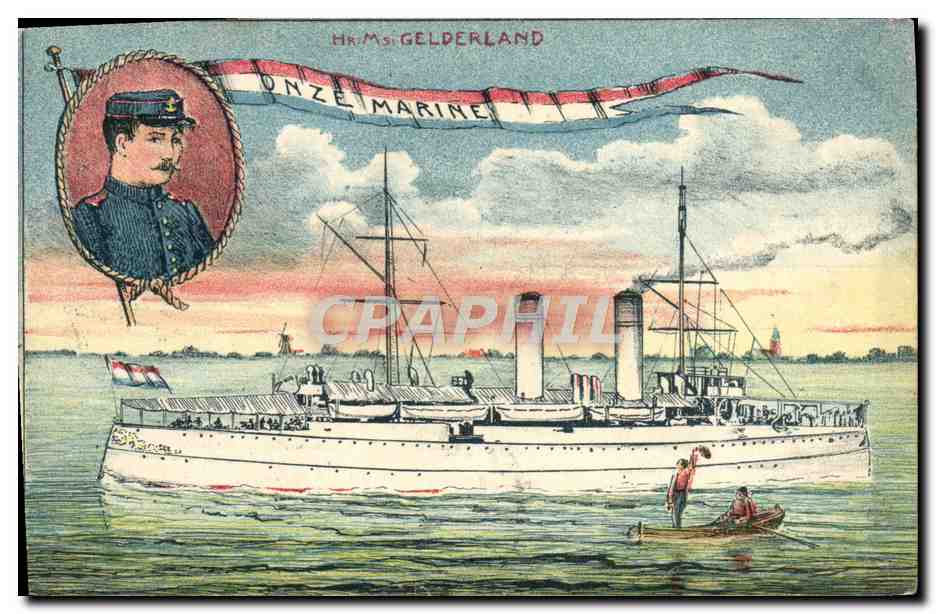 CPA Bateau Gelderland