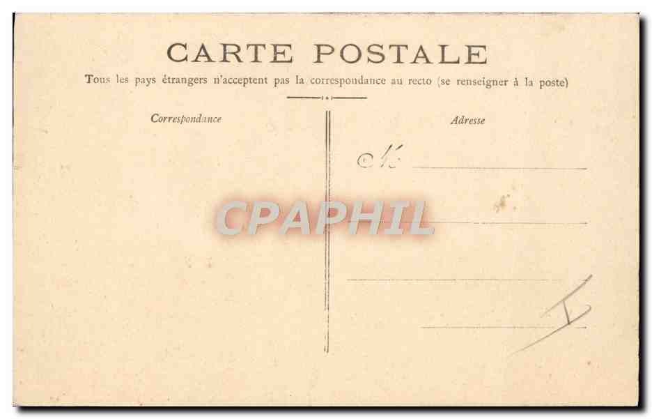 CPA Bateau Cuirasse Iena detruit par une explosion dans la journee du 12 mars 1907 — Verso