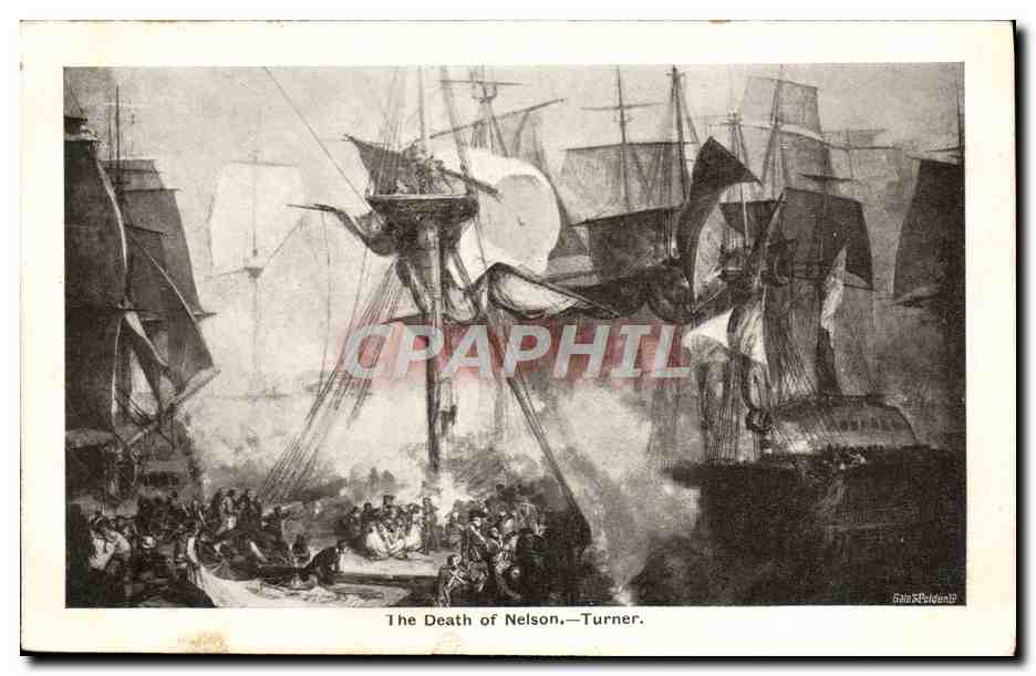 CPA Bateau The death of Nelson Turner