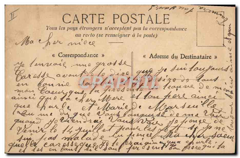 CPA Bateau Iena Cuirasse d'escadre  — Verso