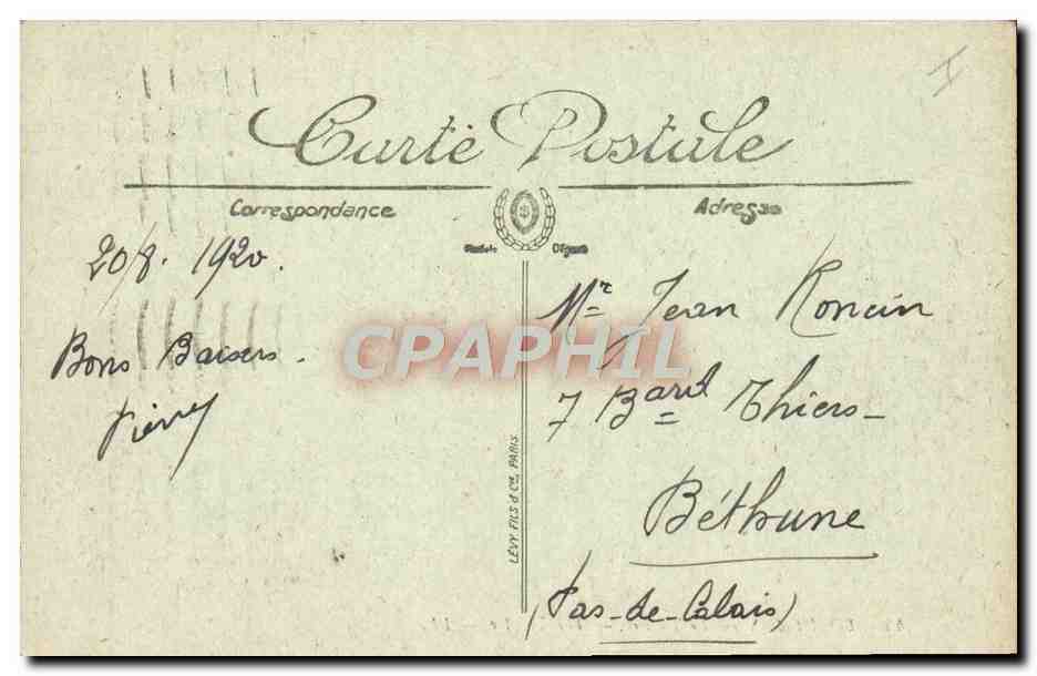 CPA Le Theatre Bordeaux Tramway — Verso