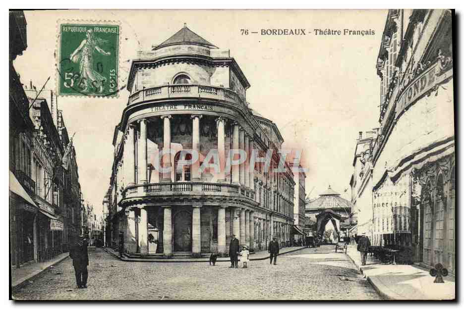 CPA Le Theatre francais Bordeaux 