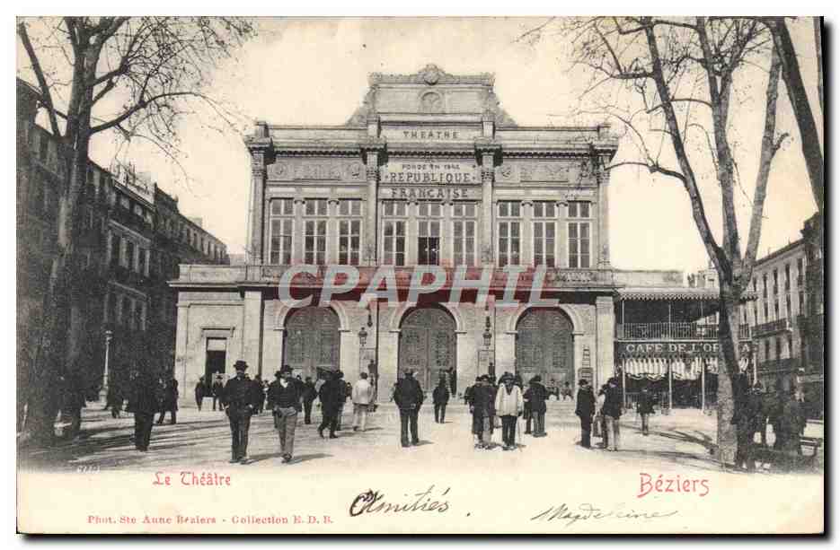 CPA Le Theatre Beziers
