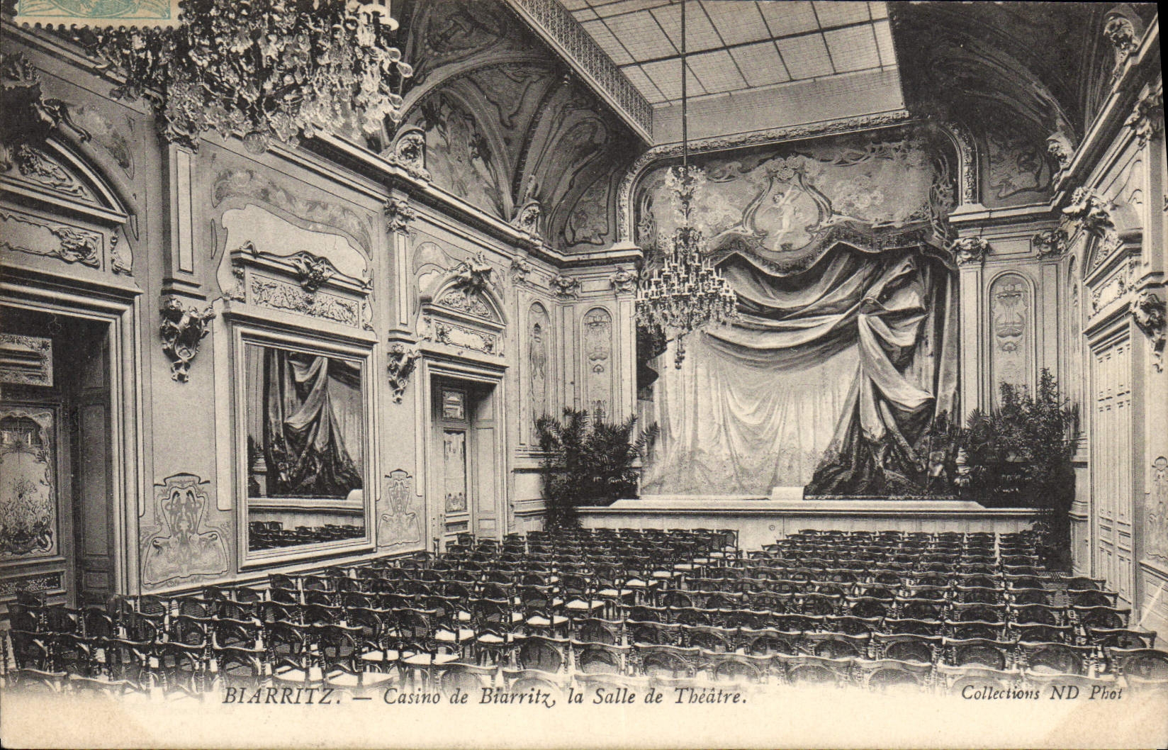 CPA Biarritz Casino de Biarritz La salle de Theatre 