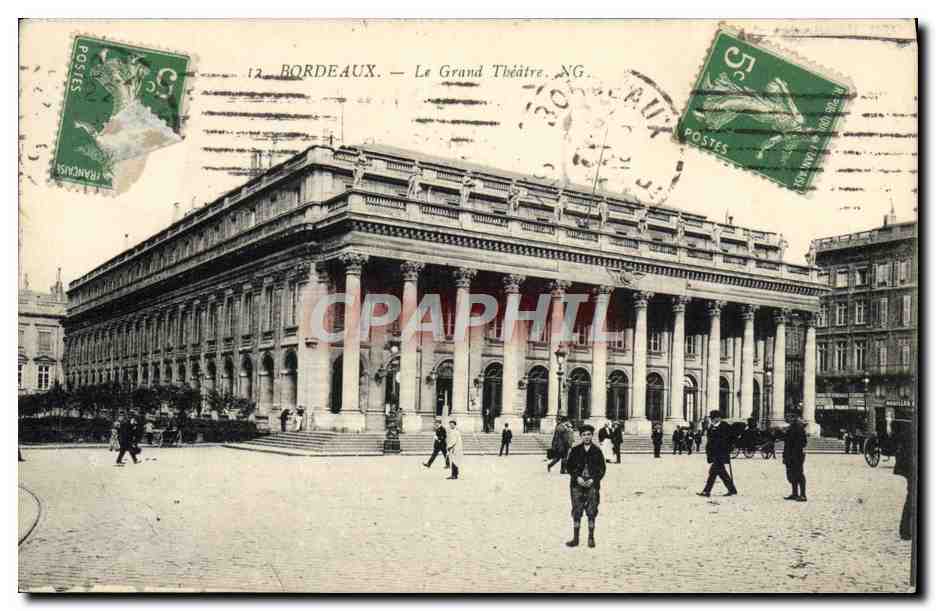 CPA Le grand Theatre Bordeaux