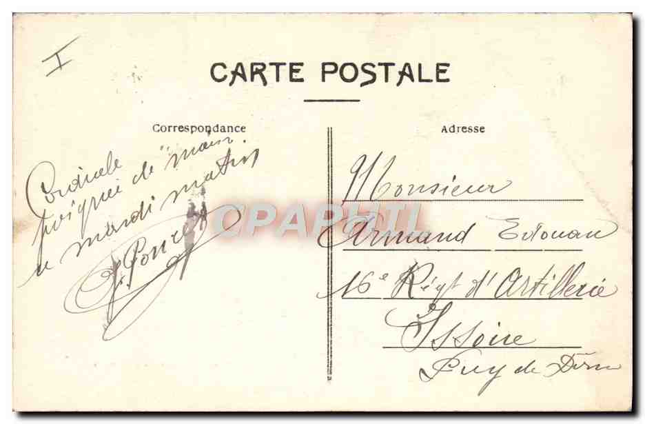 CPA Le Theatre Beziers — Verso