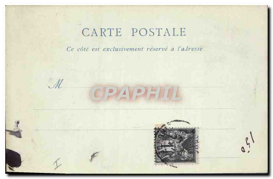 CPA Le grand Theatre Bordeaux  — Verso