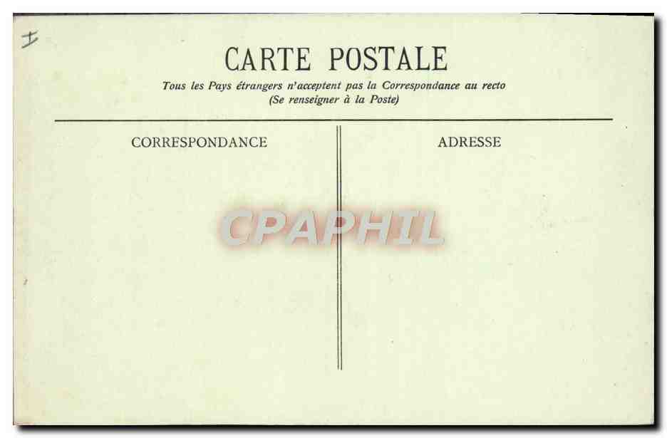 La Loge de Théâtre — Biarritz — Collection Gorce, photo-publisher, Talence (Gironde) — n°17 — Rückseite