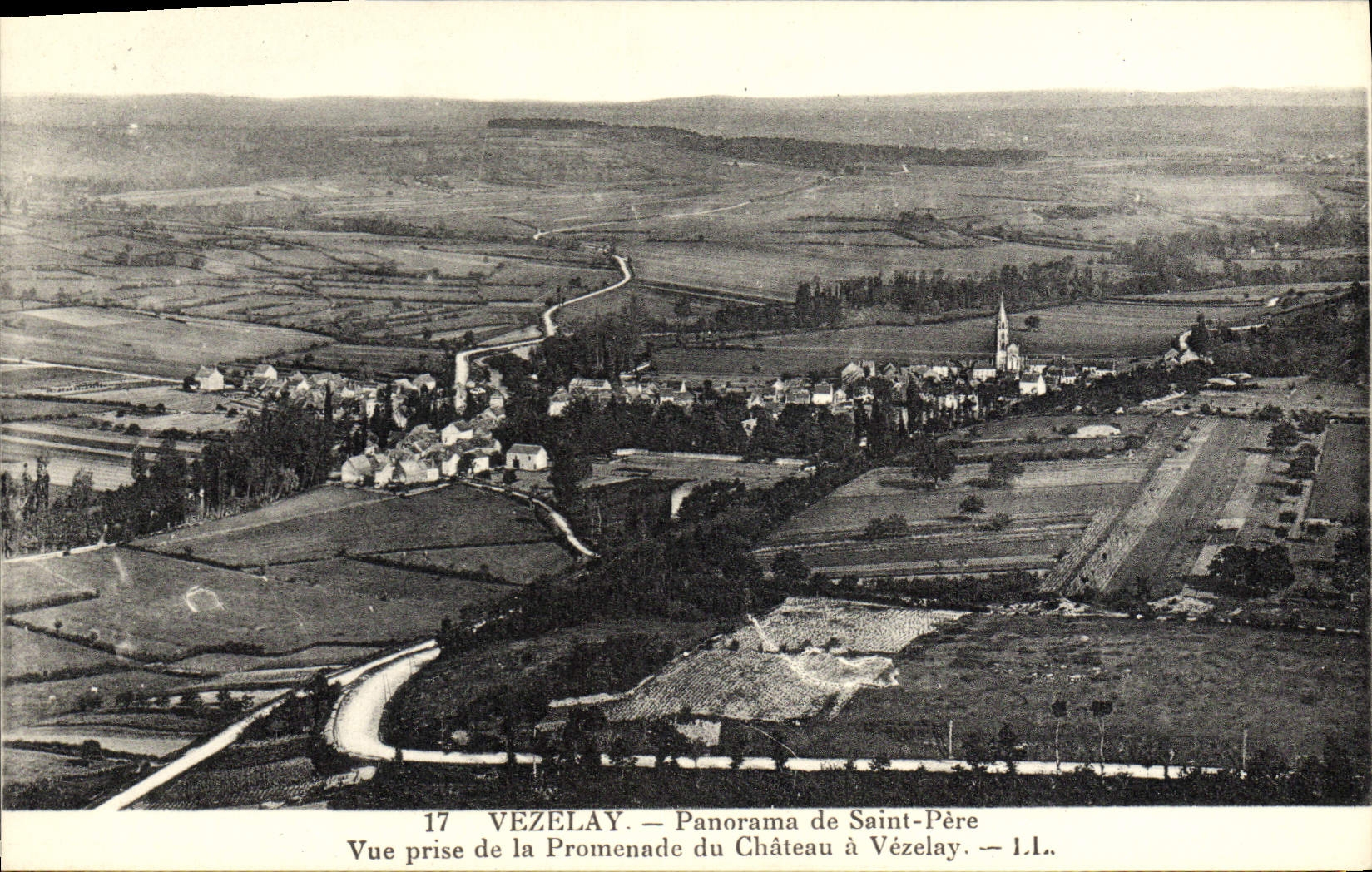 Vézelay — Panorama de Saint-Père — I.L.