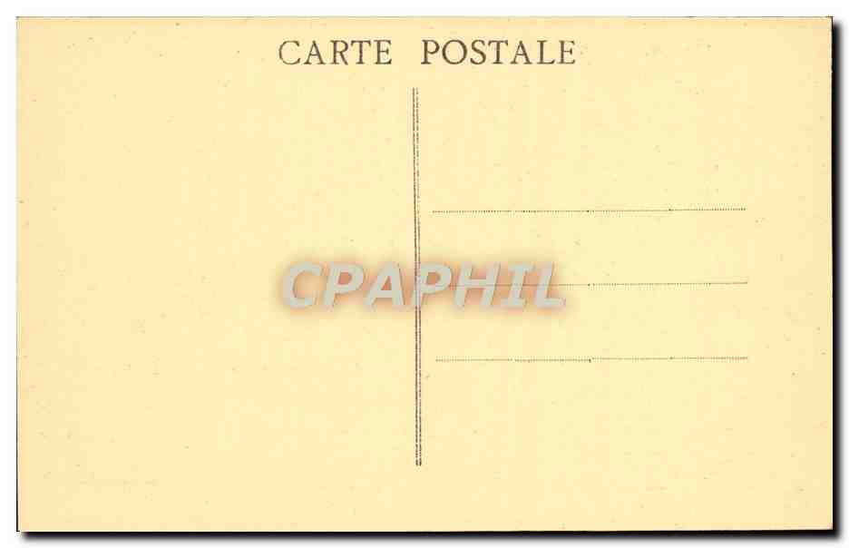 CPA Vezelay La Terrasse Du Chateau Et Promenade — Rückseite