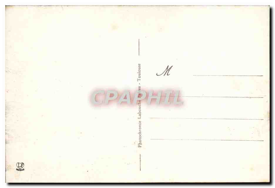 CPA Lourdes Bernadette gardant les moutons — Verso