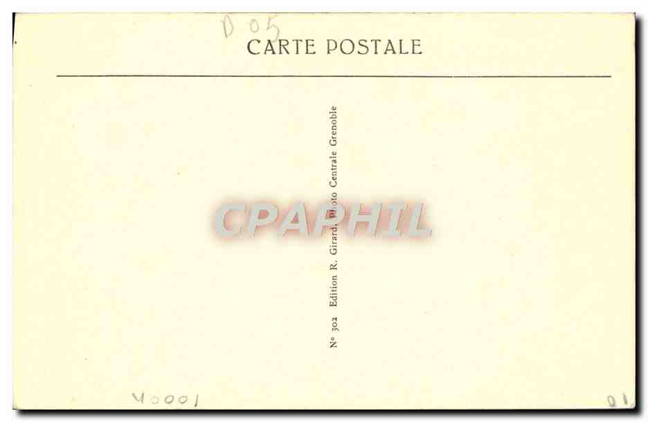 Massif de la Grande Chartreuse — La sortie du tunnel — Édition R. Girard, Grenoble — Reverso