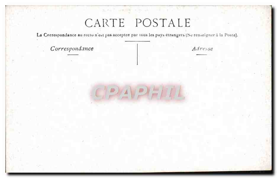 CPA Le Chateau De Compiegne — Rückseite