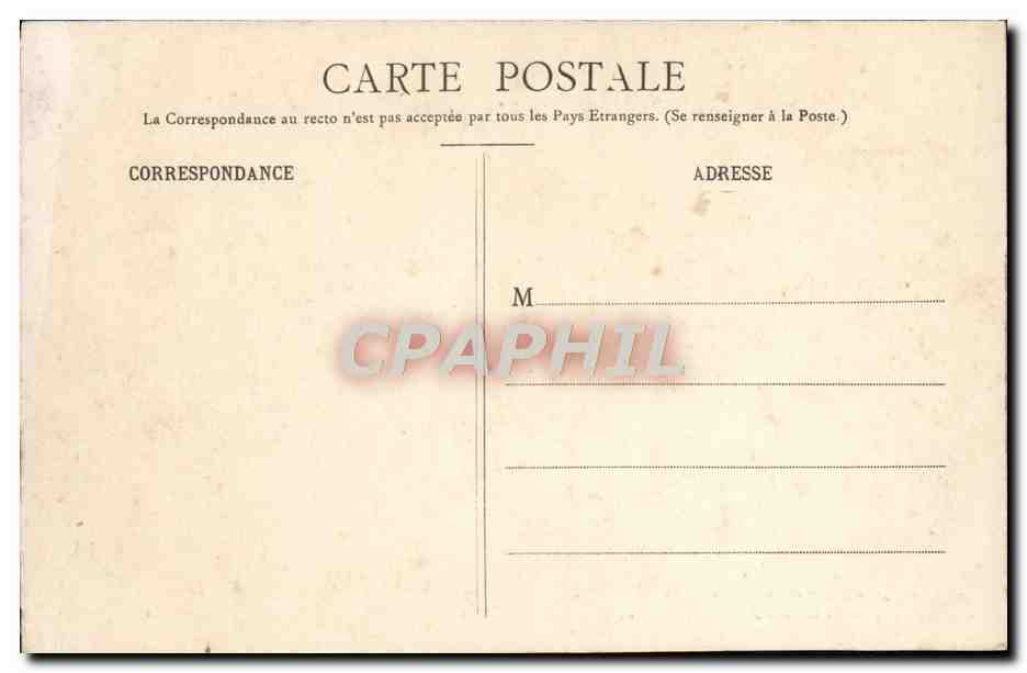 Palais de Fontainebleau — Façade sur la Cour des Adieux (autre vue) — Éditeur non identifié, n° 30 — Rückseite
