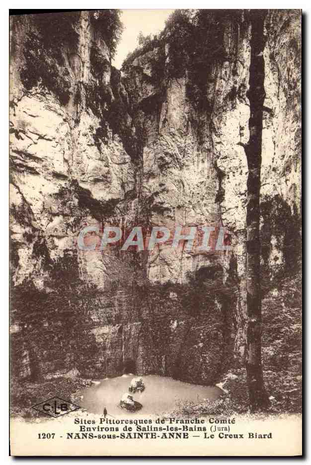 CPA Salins Les Bains Nans Sous Sainte Anne Le creux Biard