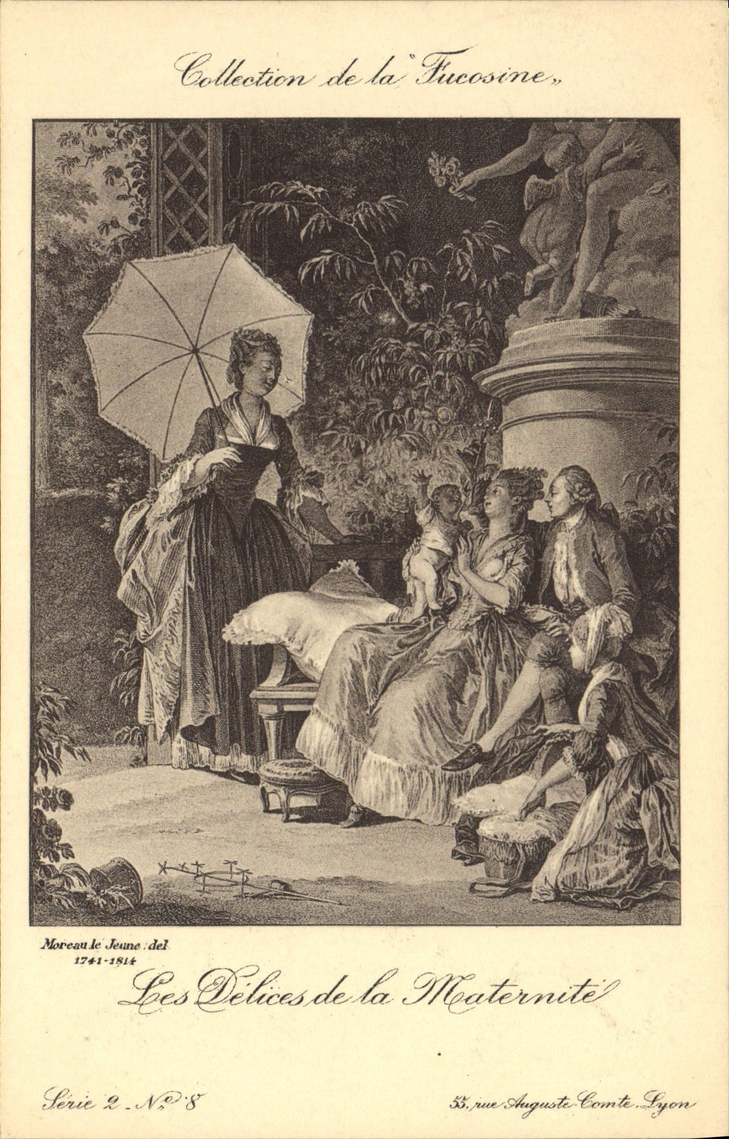 CPA Les Delices De La Maternite Moreau le Jeune 