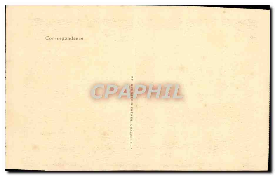 CPA Paray Le Monial Interieur de la chapelle de la Visitation — Rückseite