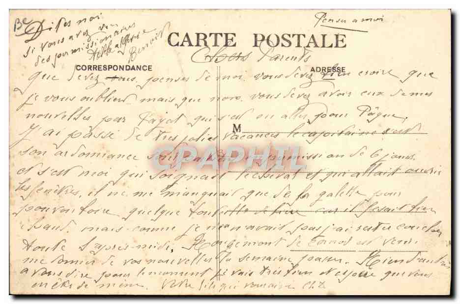 CPA Douanes Nos douaniers Un guet apens  — Rückseite