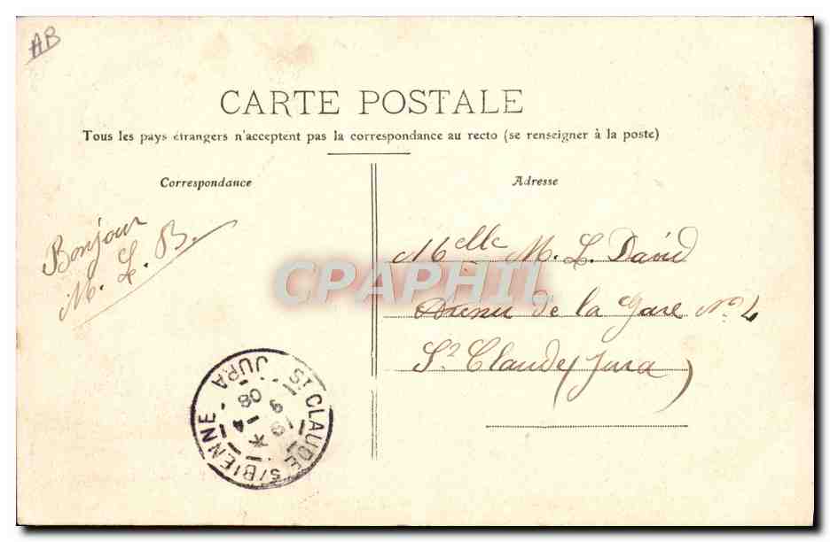 CPA Douanes Frontiere Franco Suisse Douaniers francais en embuscade Chien  — Rückseite